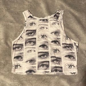 SMALL WOMENS EYE PRINTED TANK - SHEIN